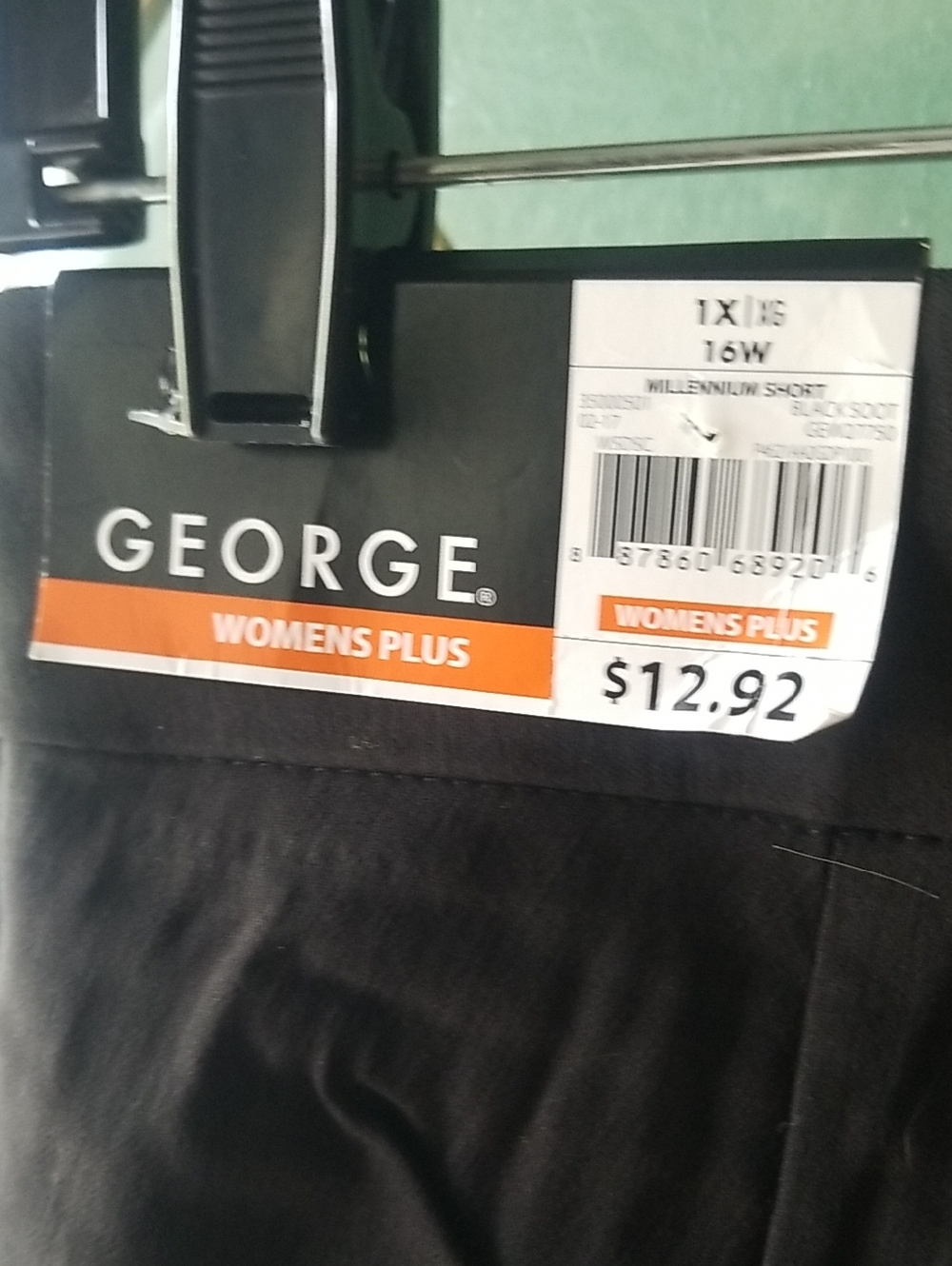 Womens Black Shorts - Picture 4 of 4